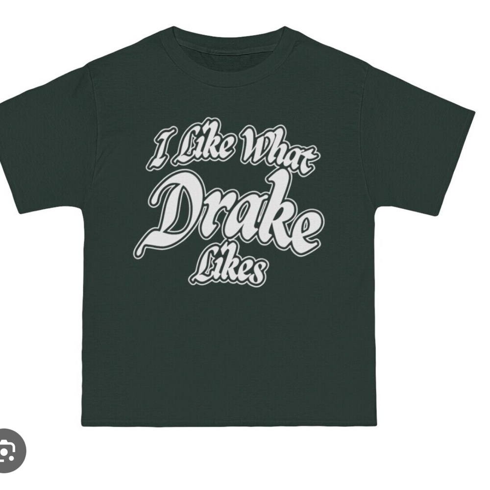 I like what drake likes tour merch shirt it’s all a blur tour